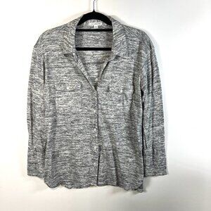 Standard James Perse Cotton Button Up Shirt Women’s size‎ 4/XL Designer Collared